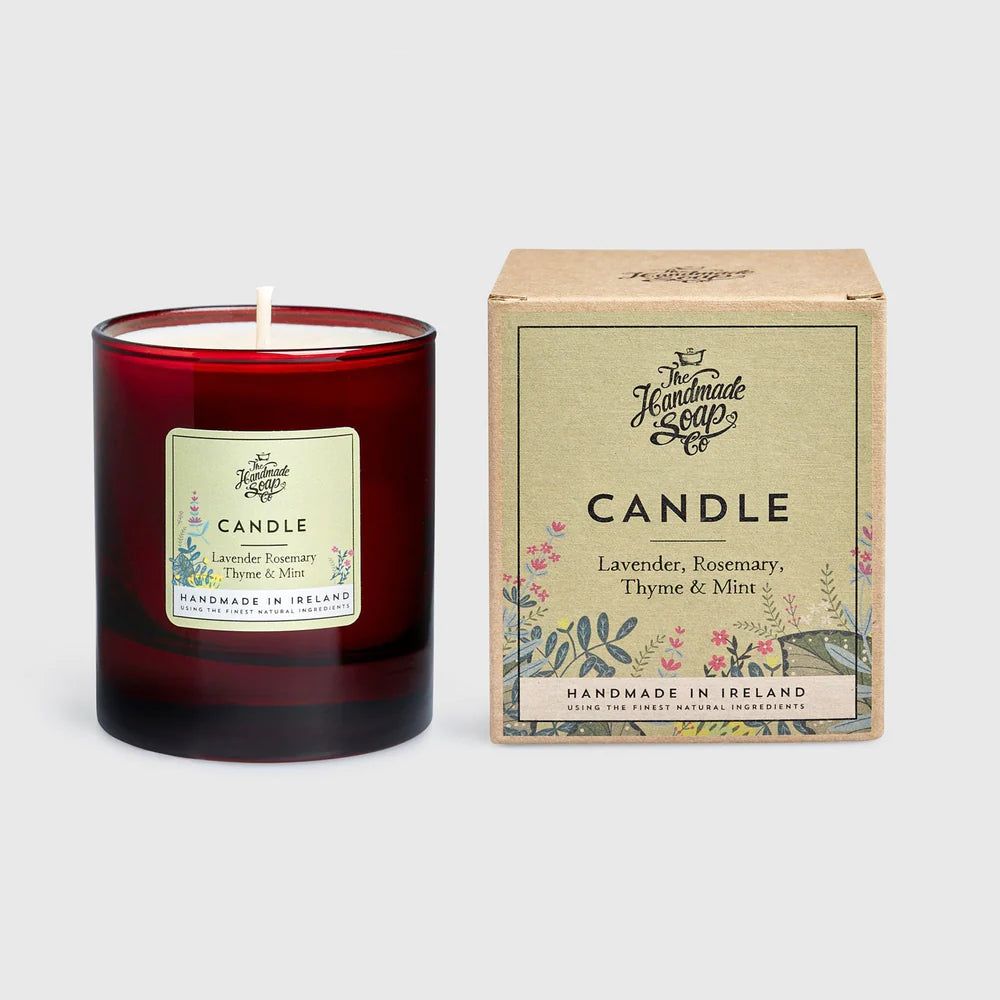 Soy Candle - Lavender, Rosemary, Thyme & Mint