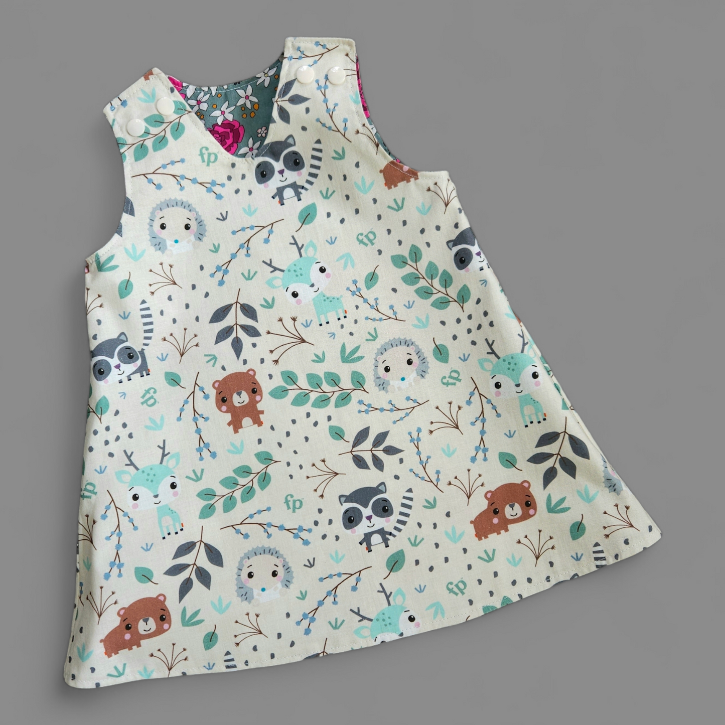 Robe de Noël Ellie - 4-5 ans - Souris dans la neige