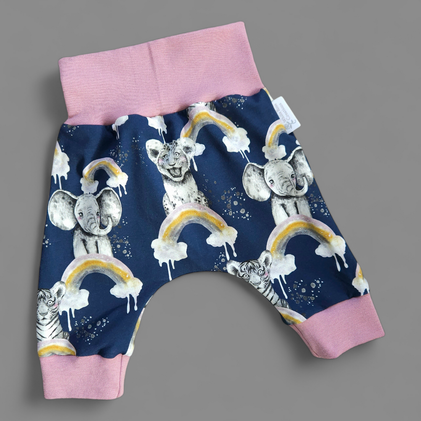 Harem Pants - 3-6 Months - Safari