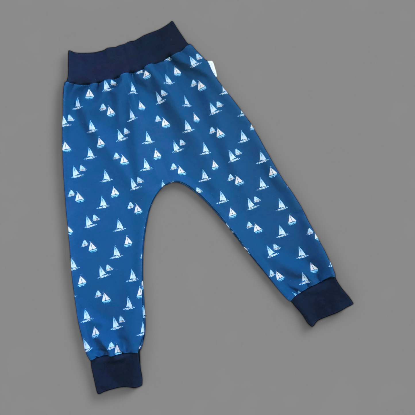 Harem Pants - 4-5 Years - Sailboats