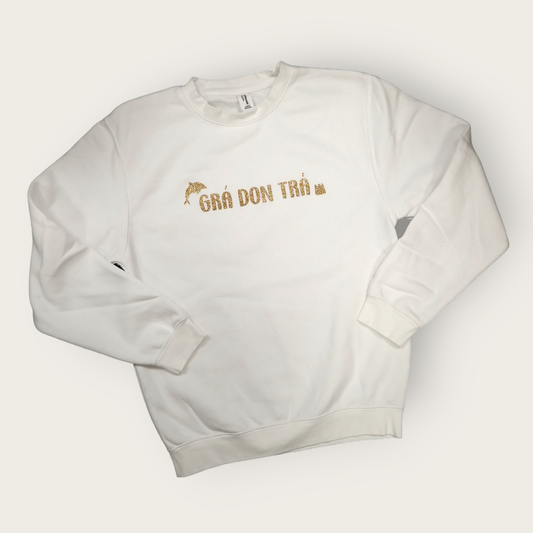 Sweatshirt - Adult XS - Grá don Trá - White