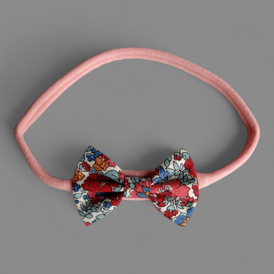 Liberty Floral Cotton Bow Headband