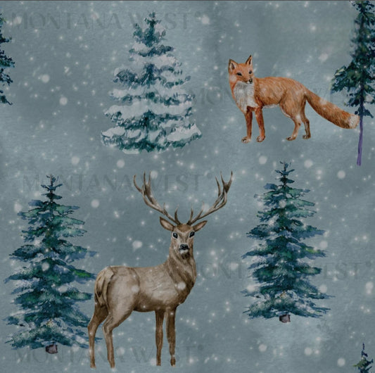 Christmas Snood - Frosted Forest