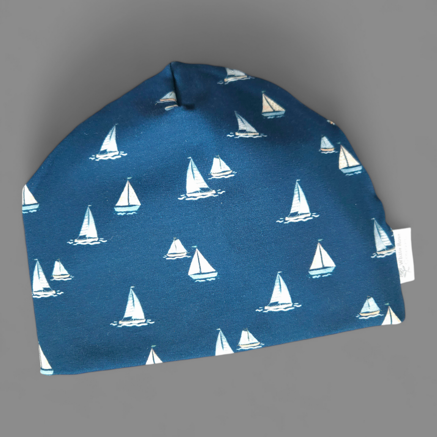 Beanie Hat - 2-3 Years - Sailboats