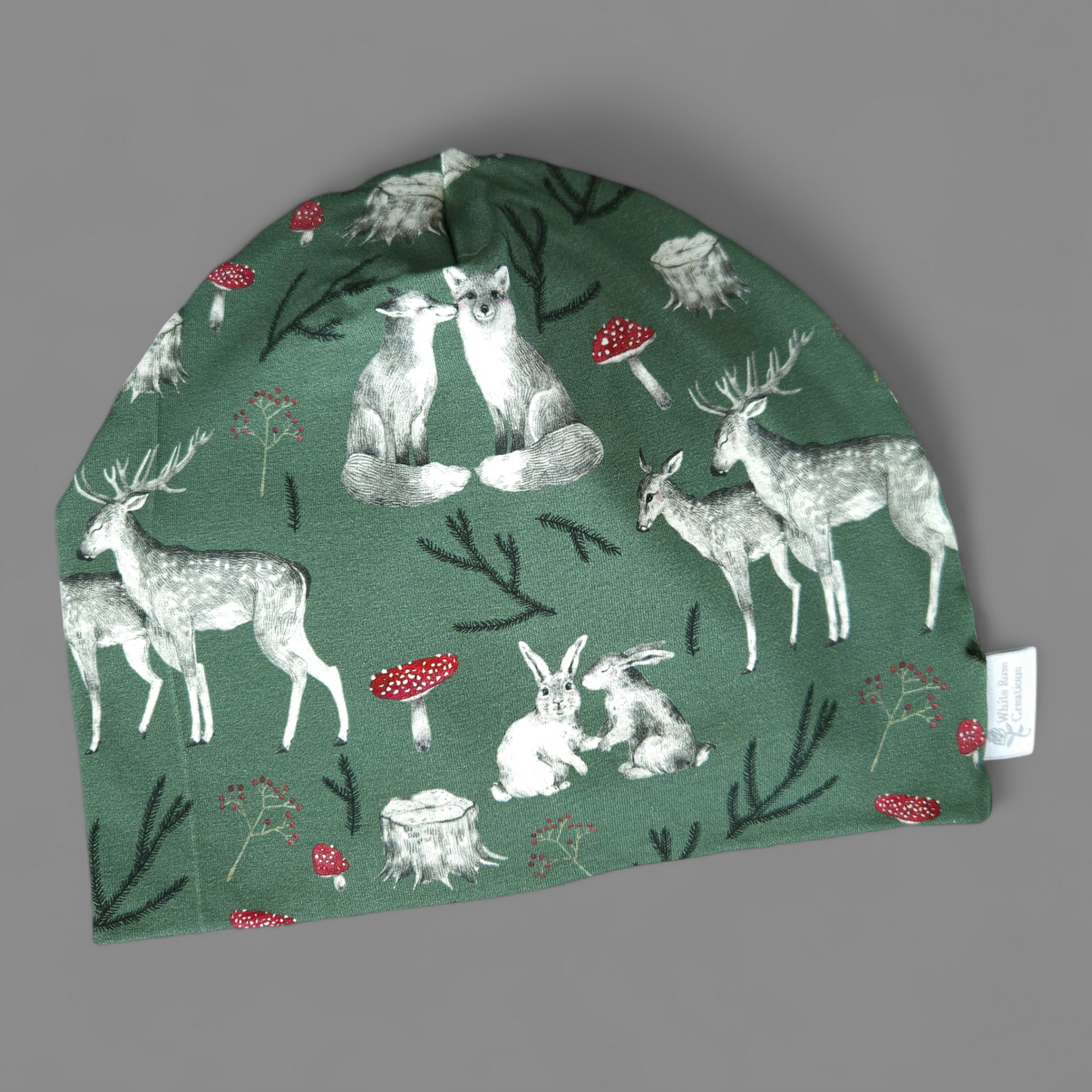 Beanie Hat - 7-11 Years - Woodland Friends