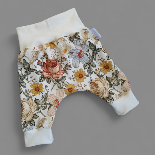 Harem Pants - 3-6 Months - Autumn Floral