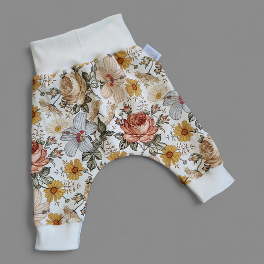 Harem Pants - 6-12 Months - Autumn Floral