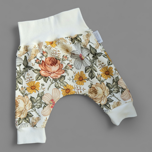 Harem Pants - 6-12 Months - Autumn Floral