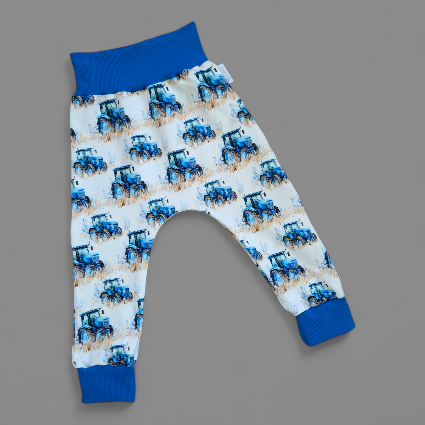 Harem Pants - 3-4 Years - Blue Tractors