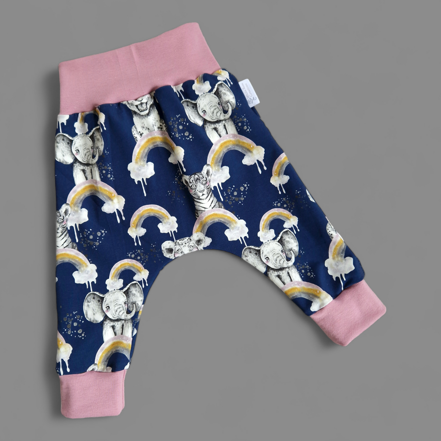 Harem Pants - 12-18 Months - Safari on Navy