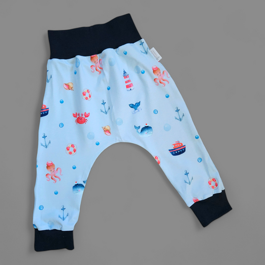 Harem Pants - 2-3 Years - Seaside Adventure