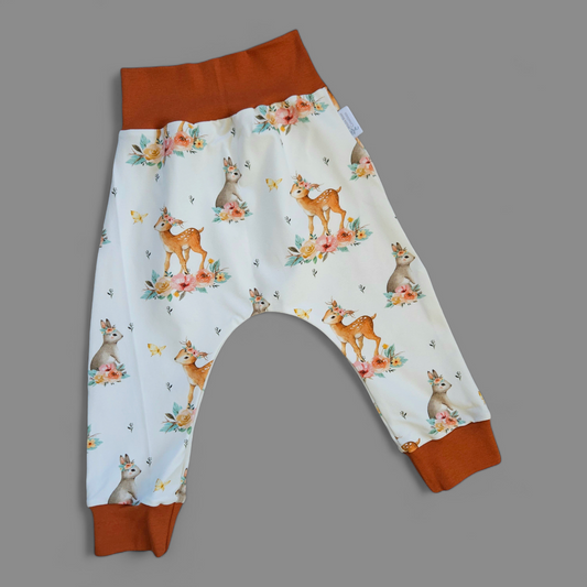 Harem Pants - 2-3 Years - Spring Deer