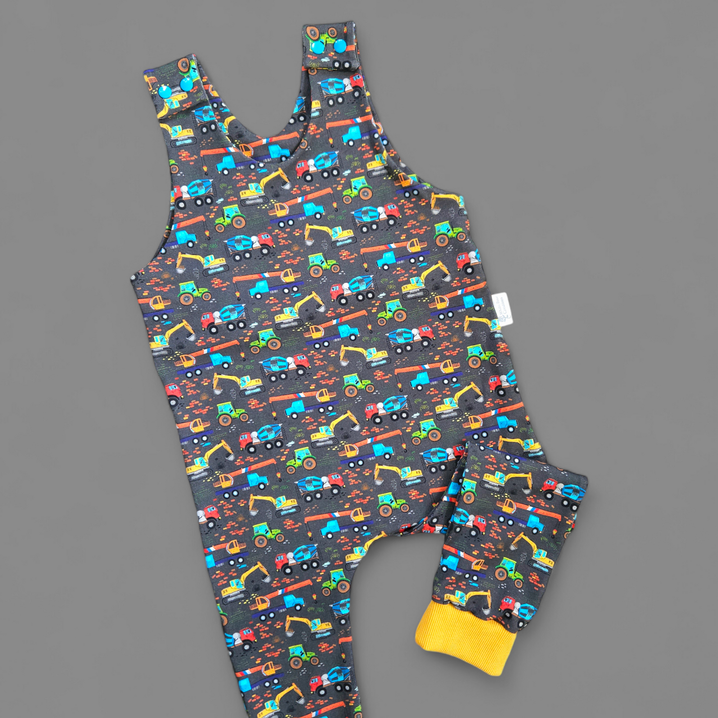 Playsuit - 2-3 Years - Construction Vehicles