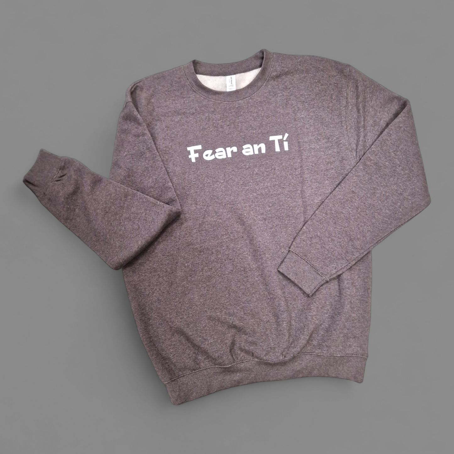 Sweatshirt - Adult L - Fear an Tí - Grey