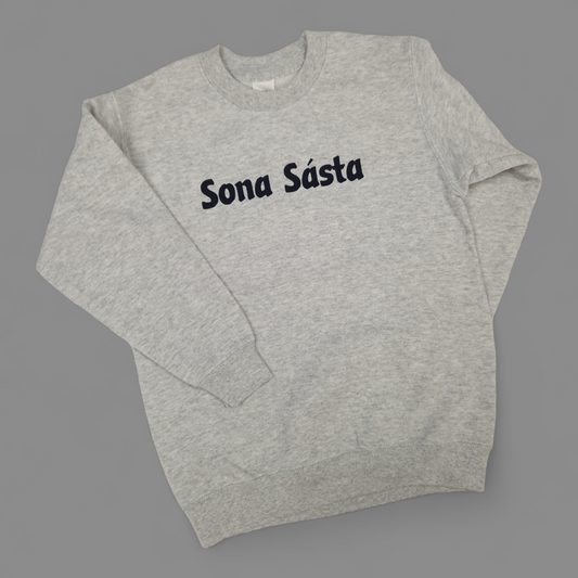 Sweatshirt - 7-8 Years - Sona Sásta - Grey