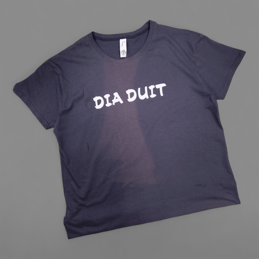 T-Shirt - Adult L - Dia Duit - Navy