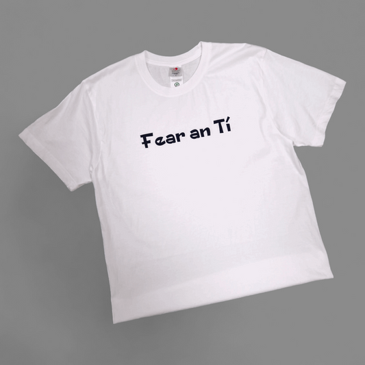 T-Shirt - Adult L - Fear an Tí - White