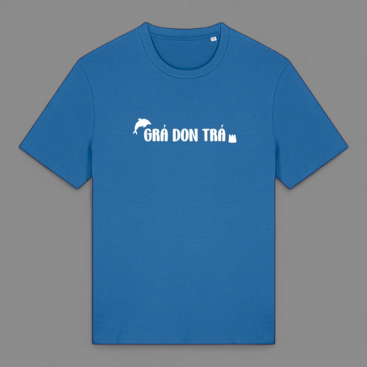 T-Shirt – Erwachsene M – Grá don Trá – Mindful Blue