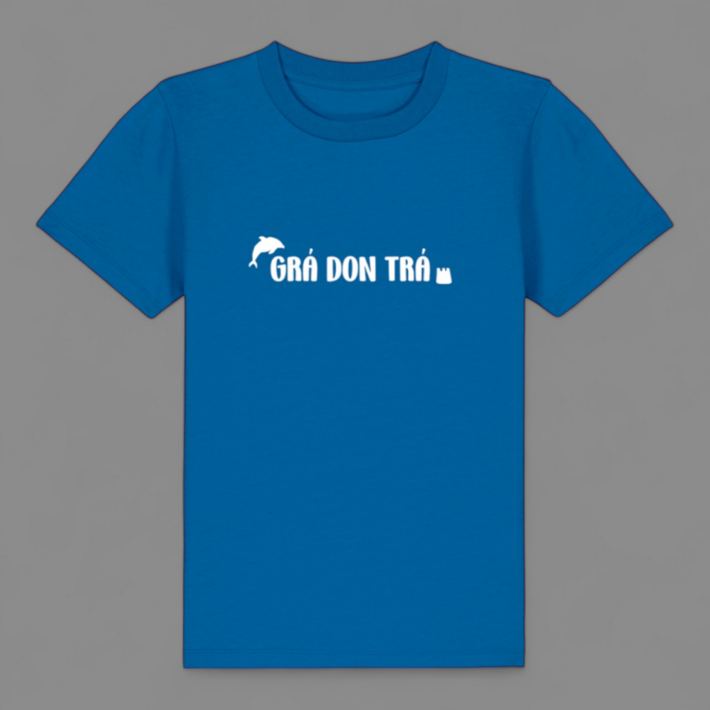 T-Shirt – 5–6 Jahre – Grá don Trá – Königsblau