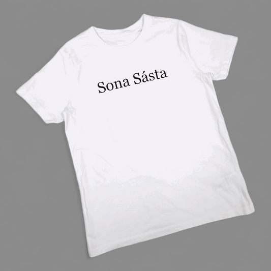 T-Shirt - 9-11 Years - Sona Sásta - White