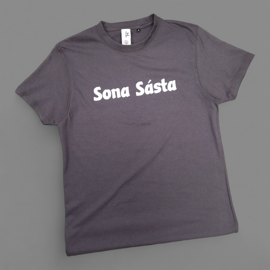 T-Shirt - Adult XXL - Sona Sásta - Charcoal Grey