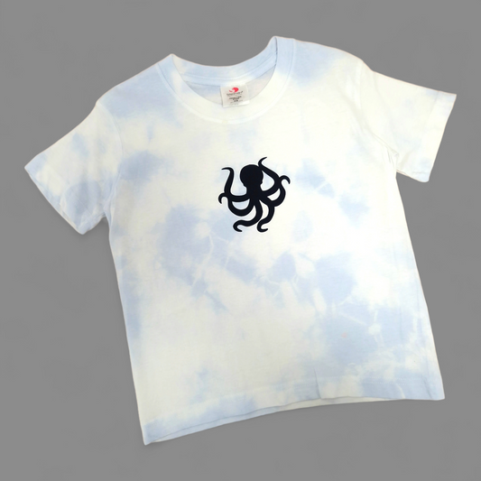 Tie Dye T-Shirt - 5-6 Years - Blue Octopus