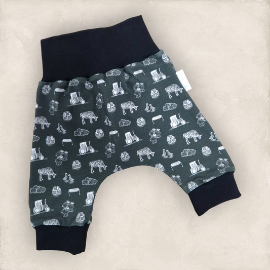 Harem Pants - 3-6 Months - Down on the Farm