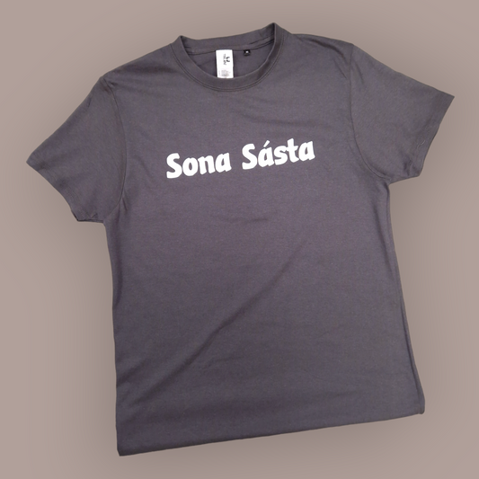 T-Shirt - Adult XS - Sona Sásta - Charcoal Grey