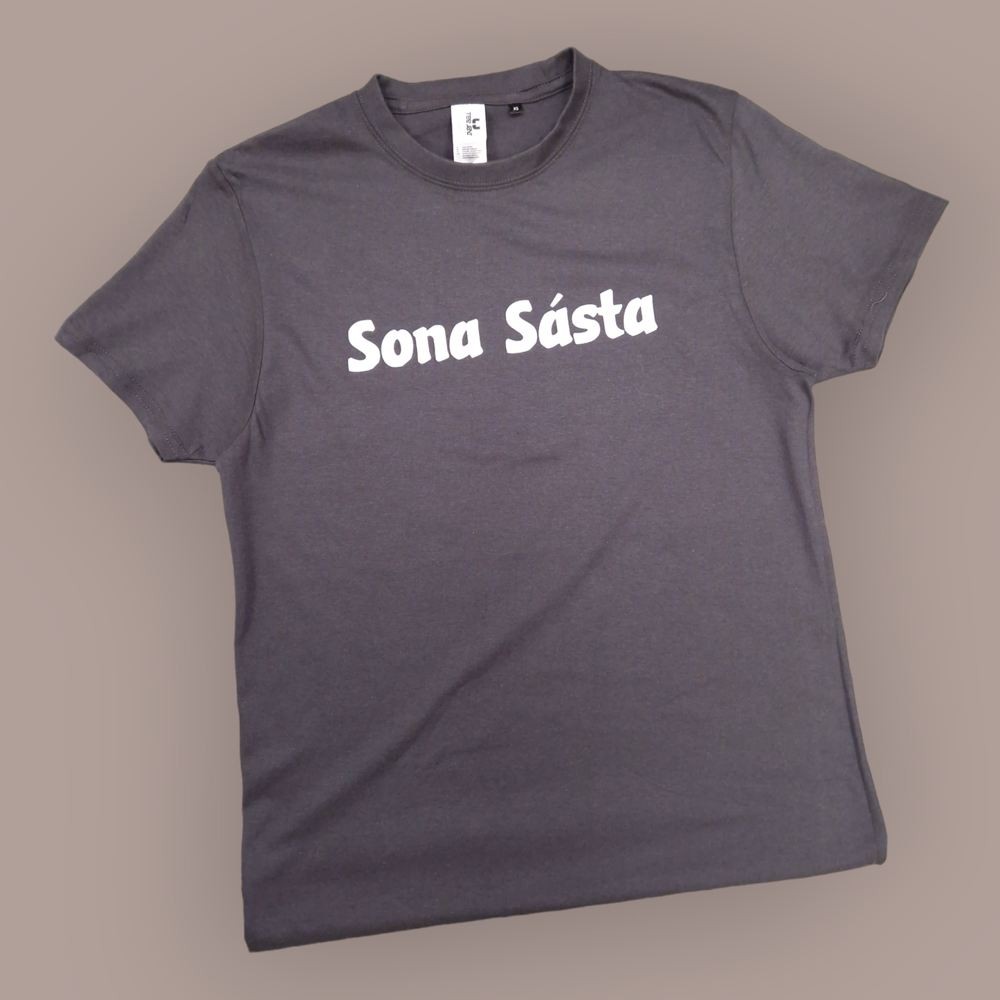 T-Shirt - Adult XXL - Sona Sásta - Charcoal Grey